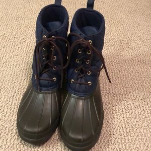 Worn once! Sz 10 Sperry Waterproof Rubber boot